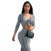 women s lattice hollow stitching printing jumpsuit nihaostyles clothing wholesale NSGLS72845