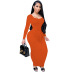 women s solid color long-sleeved thread lace dress nihaostyles clothing wholesale NSGLS72852