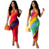 sexy print halter dress Nihaostyles wholesale clothing vendor NSTYF72892