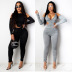 sexy off-waist strapless zipper jumpsuit Nihaostyles wholesale clothing vendor NSTYF72909