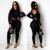 sexy off-waist strapless zipper jumpsuit Nihaostyles wholesale clothing vendor NSTYF72909