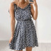 sling print halter sleeveless dress Nihaostyles wholesale clothing vendor NSYIS73174
