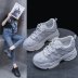 solid color white sports shoes Nihaostyles wholesale clothing vendor NSCF73008