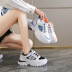 fashion lace-up mesh thick sneakers Nihaostyles wholesale clothing vendor NSCF73018