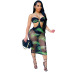 women s halter neckless tube top dress with underwear one-piece set nihaostyles clothing wholesale NSCYF73169