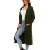 women s solid color twist thick pockets and long knitted cardigan nihaostyles clothing wholesale NSSX73195