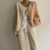 women s loose contrast color stitching single-breasted long-sleeved cardigan nihaostyles clothing wholesale NSSX73218