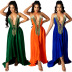 summer imitation silk long sexy dress Nihaostyles wholesale clothing vendor NSCYF73289