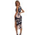  women s floral split mid-length dress nihaostyles clothing wholesale NSJM73346