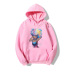 Women s Fleece Hoodie with Color Girl Print nihaostyles clothing wholesale NSYAY73790