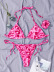 Cinturón floral para mujer, almohadilla para el pecho, correa ajustable, bikini, nihaostyles, ropa al por mayor NSDYS73418