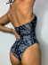 women s hanging neck hollow high-elastic tight-fitting one-piece swimsuit nihaostyles clothing wholesale NSDYS73426