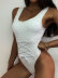 women s nylon hollow strap high elastic one-piece swimsuit nihaostyles clothing wholesale NSDYS73428