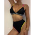 feminine halter printed bikini nihaostyles clothing wholesale NSDYS73437