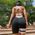 backless waist fitness jumpsuit Nihaostyles wholesale clothing vendor NSXPF73464