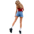women s loose high waist wide leg stretch denim shorts nihaostyles clothing wholesale NSJM73561