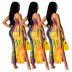 sleeveless tie-dye long dress Nihaostyles wholesale clothing vendor NSYDF73610
