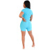 solid color skinny zipper jumpsuit Nihaostyles wholesale clothing vendor NSYDF73616