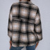 women s Lapel Single-breasted Slim Regular Long Sleeve Plaid Shirt nihaostyles clothing wholesale NSDF73715