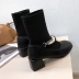 mid-heel knitted short boots nihaostyles clothing wholesale NSYUS73776