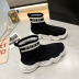 Flat casual socks boots knitted high-top shoes nihaostyles clothing wholesale NSYUS74950