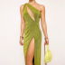 women s slim hollow open back split dress nihaostyles clothing wholesale NSFR73836