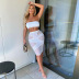 women s tube top and mesh skirt suit nihaostyles clothing wholesale NSFR73852