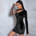 women s Slim mesh sleeve dress nihaostyles clothing wholesale NSLIH73859