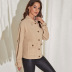 women s corduroy single-breasted short jacket nihaostyles clothing wholesale NSLIH73894