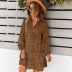 women s leopard print long-sleeved loose dress nihaostyles clothing wholesale NSDY73917