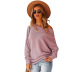 women s solid color warm stretch sweater nihaostyles clothing wholesale NSDY73918