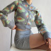 women s lapel long-sleeved printing Slim irregular blouse nihaostyles clothing wholesale NSXPF73943