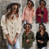 women s Long Sleeve Thick Cardigan nihaostyles clothing wholesale NSDY73973