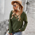 women s v-neck Long sleeve sweaters nihaostyles clothing wholesale NSDY73974