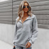 women s solid color long-sleeved warm sweatershirt nihaostyles clothing wholesale NSDY73984