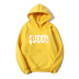 Popular QUEEN printed plus velvet hoodie women loose  nihaostyles clothing wholesale NSYAY74196