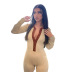 women s long-sleeved lapel single-breasted slim jumpsuit nihaostyles clothing wholesale NSXPF74026