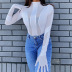 women s round neck long sleeve slim solid color jumpsuit nihaostyles clothing wholesale NSXPF74052