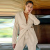 women s long-sleeved lapel hollow blazer nihaostyles clothing wholesale NSXPF74057
