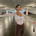 women s lace stitching mesh long-sleeved blouse nihaostyles clothing wholesale NSXPF74062