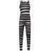 women s stripes hit color zipper sleeveless jumpsuit nihaostyles clothing wholesale NSRUI74080