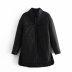 solapa bolsillos dobles chaqueta acolchada de algodón estilo camisa caliente Nihaostyles vendedor de ropa al por mayor NSAM74092