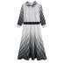 vestido estampado a cuadros en blanco y negro vendedor de ropa al por mayor de Nihaostyles NSAM74101
