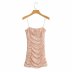 new sling pleated short dress Nihaostyles wholesale clothing vendor NSAM74111