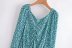 printed puff sleeve midi split dress Nihaostyles wholesale clothing vendor NSAM74122