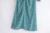 printed puff sleeve midi split dress Nihaostyles wholesale clothing vendor NSAM74122