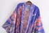 Vestido de kimono con cinturón de impresión de posicionamiento suelto Proveedor de ropa al por mayor de Nihaostyles NSAM74159