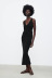 base black long French sling dress Nihaostyles wholesale clothing vendor NSAM74171