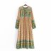 rayon positioning flower tassel long sleeve dress Nihaostyles wholesale clothing vendor NSAM74183