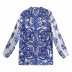autumn printed blouse Nihaostyles wholesale clothing vendor NSAM74190